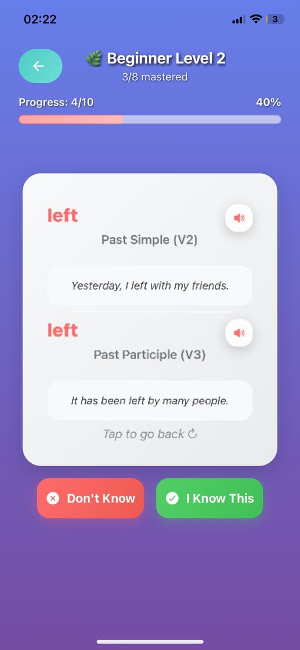 Verb Categories